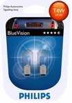 T4W 12V 4W BA9S T8,5x24,5 BLUEVISION  (bilster - 2szt)