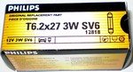 12V 3W SV6 T6,2x27