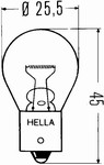 Auto��rovka Hella P18W 24V 18W 072-241