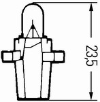 Auto��rovka Hella B8,7d 12V 2W 997-091