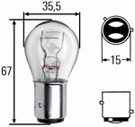 Auto��rovka Hella P21/4W 12V 21/4W 772-151