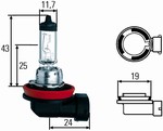 Auto��rovka Hella H11 12V 55W 358-121
