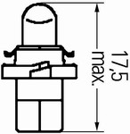 Auto��rovka Hella BX8,4d 12V 2W 677-121